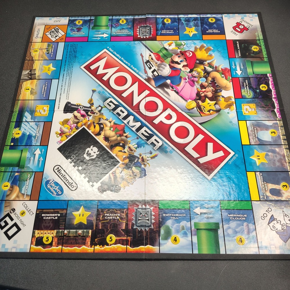 Hasbro Monopoly Gamer Board Only (Super Mario Nintendo)